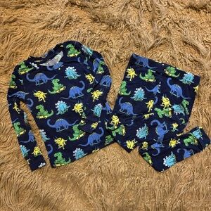 Bamboo Dinosaur PJs Print Kids Boys Pajama Set Viscose Buttery Soft 24 months